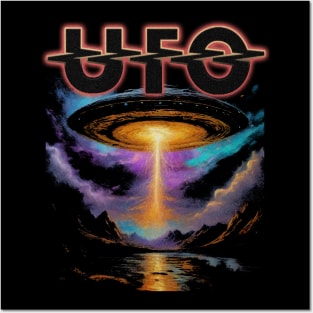 UFO metal Posters and Art